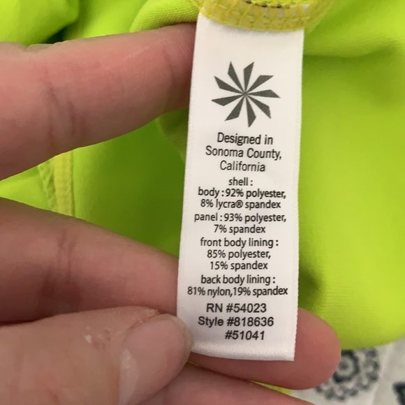 Athleta Yellow PR Tennis Tank Top S - Picture 10 of 14